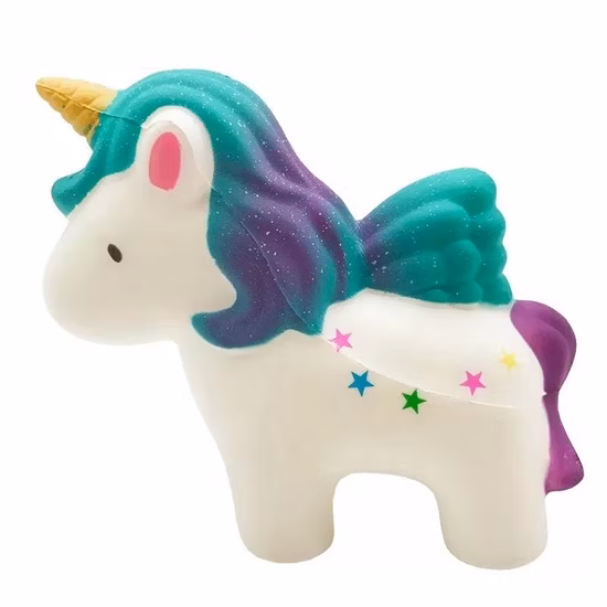 Заводская распродажа, мягкие игрушки-единороги, Squishies, медленный рост, Kawaii, милые цветные игрушки-единороги для детей, игрушка для снятия стресса Juguetes